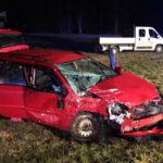 verkehrsunfall auf der B108 Bereich Fischer Einfahrt